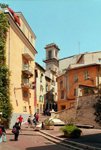 Typical street with stairs in Old Nice. Photo: © www.keithsarver.com